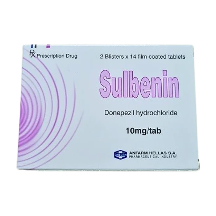 Sulbenin 10mg/Tab (2 vỉ x 14 viên) - Điều trị sa sút trí tuệ nhẹ