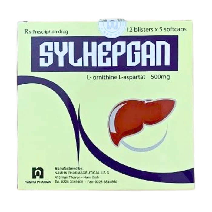 Sylhepgan 500mg (12 vỉ x 5 viên) - Điều trị tăng amoniac huyết