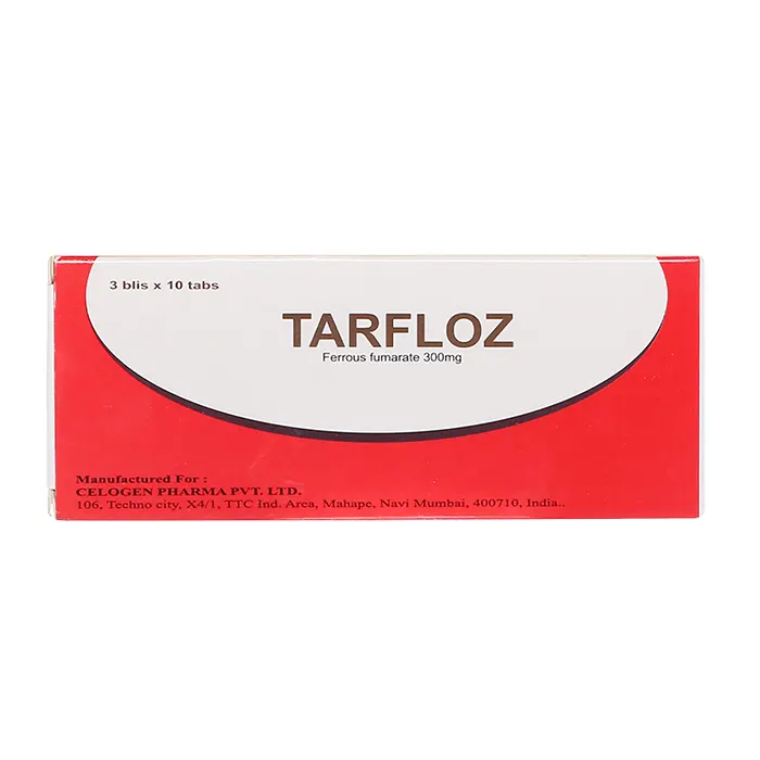 Tarfloz Celogen Pharma (3 vỉ x 10 viên)