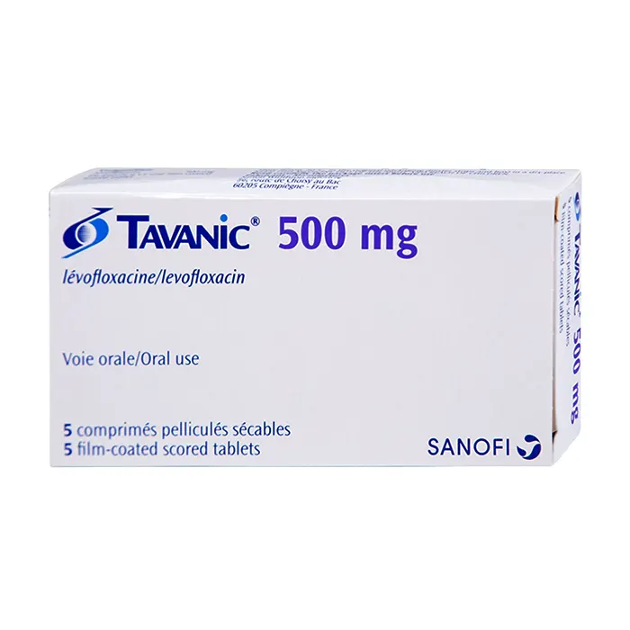 Tavanic 500mg (1 vỉ x 5 viên) - Điều trị nhiễm khuẩn do vi khuẩn