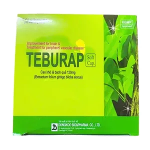 Teburap 120mg (Bạch Quả) - Điều trị rối loạn tuần hoàn ngoại biên