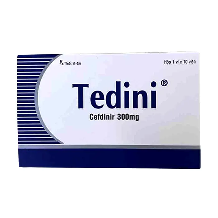 Tedini 300mg (1 vỉ x 10 viên) - Điều trị nhiễm khuẩn