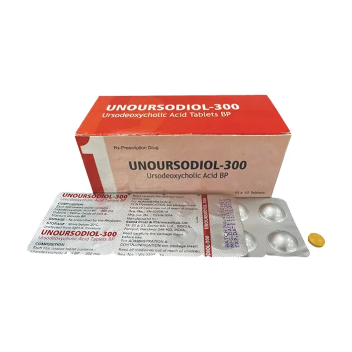 Unoursodiol300- Ursodeoxycholic điều trị xơ gan ứ mật nguyên phát