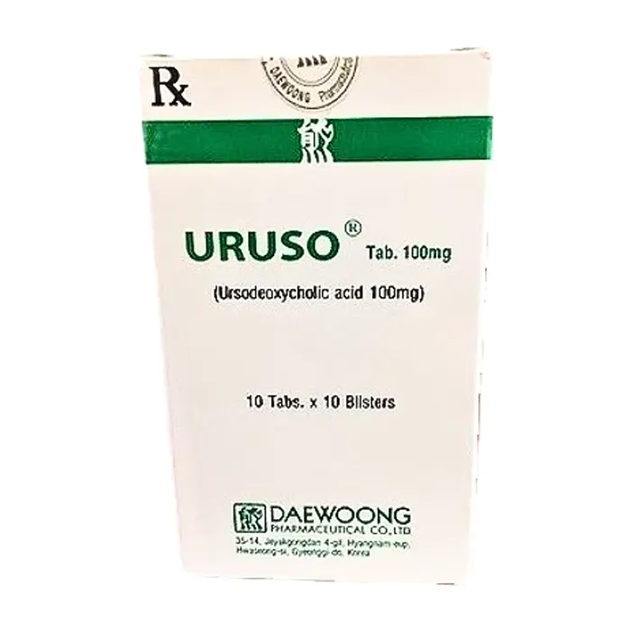 Uruso Tab. 100mg (10 vỉ x 10 viên) - Điều trị sỏi mật