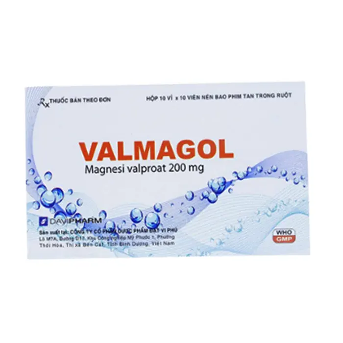 Valmagol 200mg (10 vỉ x 10 viên) - Điều trị các cơn đau toàn thể, cục bộ