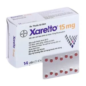 Xarelto 15mg (1 vỉ x 14 viên) - Phòng ngừa thuyên tắc huyết khối tĩnh mạch