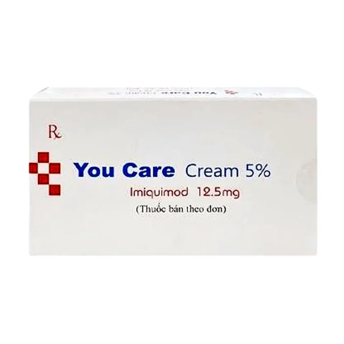 You Care Cream 5% (12 gói) - Điều trị mụn cóc sinh dục ngoài và hậu môn