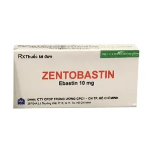 Zentobastin 10mg (1 vỉ x 10 viên) - Điều trị viêm mũi dị ứng, mày đay