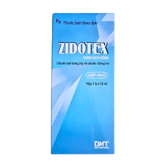 Zidotex 100mg (50ml) - Điều trị rối loạn mạch máu não