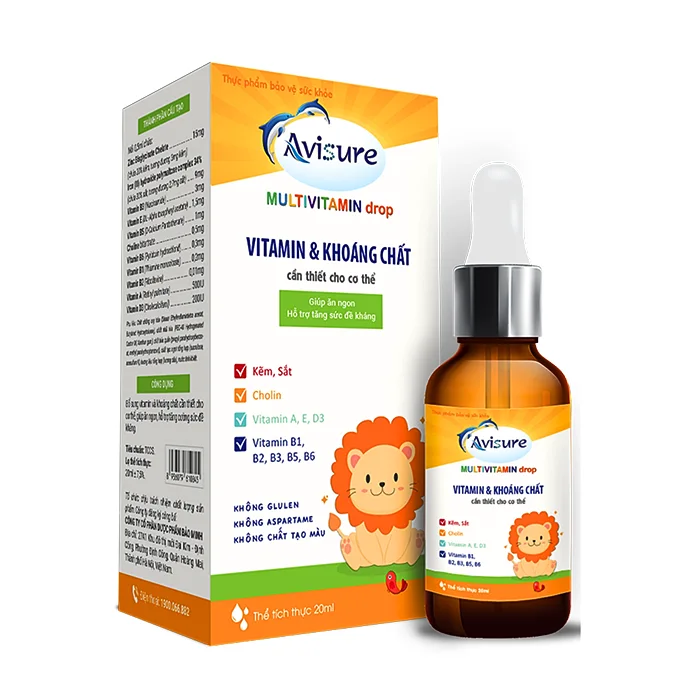 Avisure Multivitamin drop 20ml - Vitamin tổng hợp cho bé