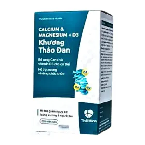 Canxi & Magie + D3 Khương Thảo Đan ( lọ 200 viên) - Hỗ trợ canxi cho xương khớp chắc khỏe