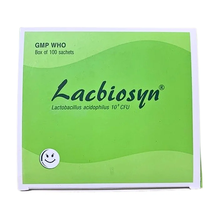 Lacbiosyn (100 gói x 1g) - Bổ sung lợi khuẩn, điều trị phụ trợ tiêu chảy