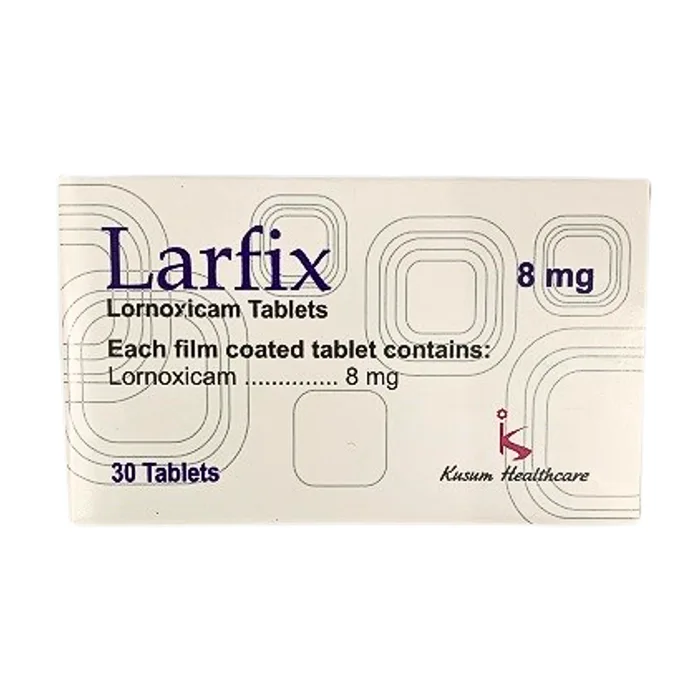 Larfix 8mg (3 vỉ x 10 viên) - Điều trị các chứng đau và viêm xương khớp