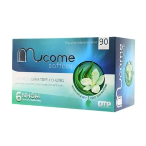 Viên ngậm Mucome SoftCap (Hộp 6 vỉ x 15 viên) - Hỗ trợ giải cảm, giảm ho, đau rát họng