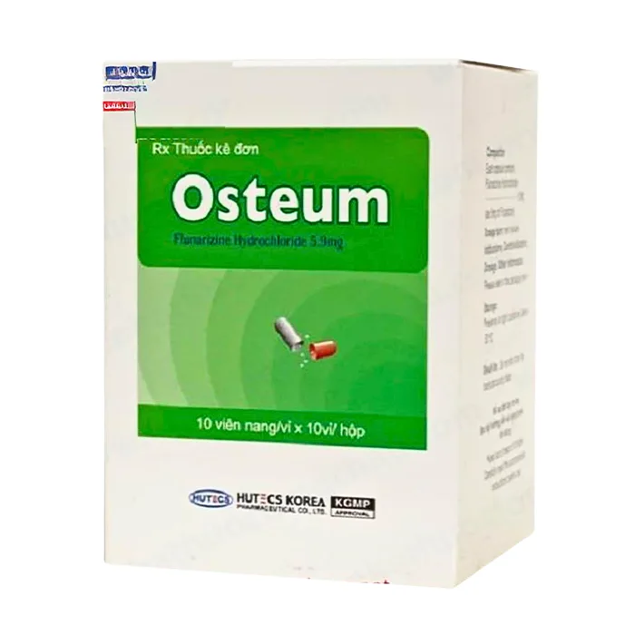 Osteum 5mg (10 vỉ x 10 viên) - Thuốc điều trị đau nửa đầu