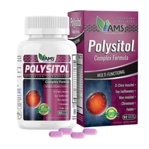AMS® Polysitol (90 viên) – Hỗ trợ mang thai cho phụ nữ buồng trứng đa nang (PCOS)