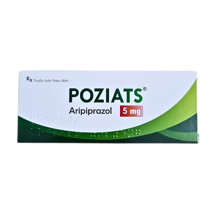 Poziats 5mg (3 vỉ x 10 viên) - Điều trị rối loạn tâm thần