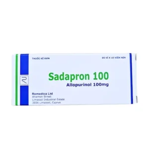 Sadapron 100 (Allopurinol) - Điều trị chứng tăng acid uric máu tiên phát, bệnh gout
