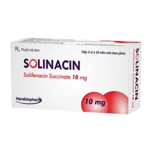 Solinacin 10 Herabiopharma - Thuốc giảm tiểu không tự chủ, giãn cơ bàng quang