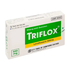 Triflox 500mg (3 vỉ x 10 viên) - Điều trị nhiễm khuẩn