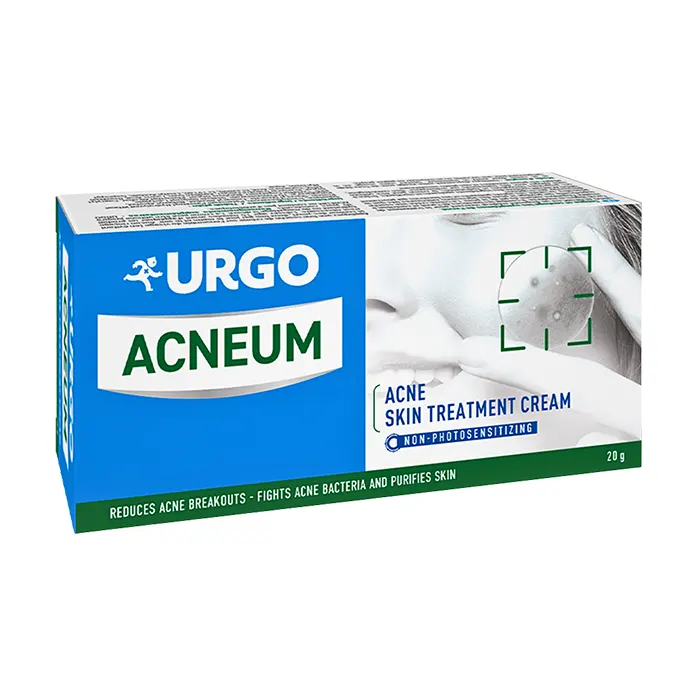 Urgo Acneum 20g - Kem ngừa mụn, làm dịu, kháng khuẩn