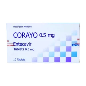 Corayo 0.5mg (1 vỉ x 10 viên) - Điều trị viêm gan B