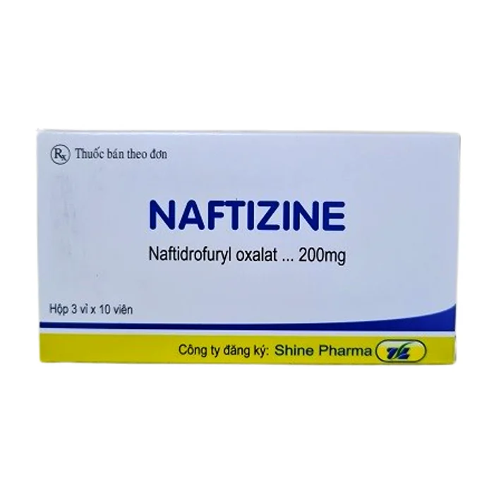 Naftizine 200mg (3 vỉ x 10 viên) - Điều trị triệu chứng đau cách hồi