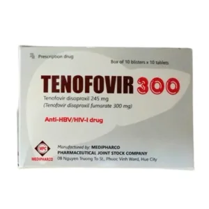 Tenofovir 300 (10 Vỉ x 10 viên) - Điều trị nhiễm HIV – týp 1 (HIV – 1) ở người lớn