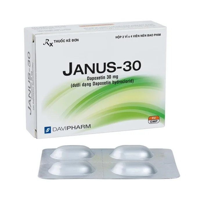 Janus 30mg Davipharm - Điều trị xuất tinh sớm hiệu quả và an toàn
