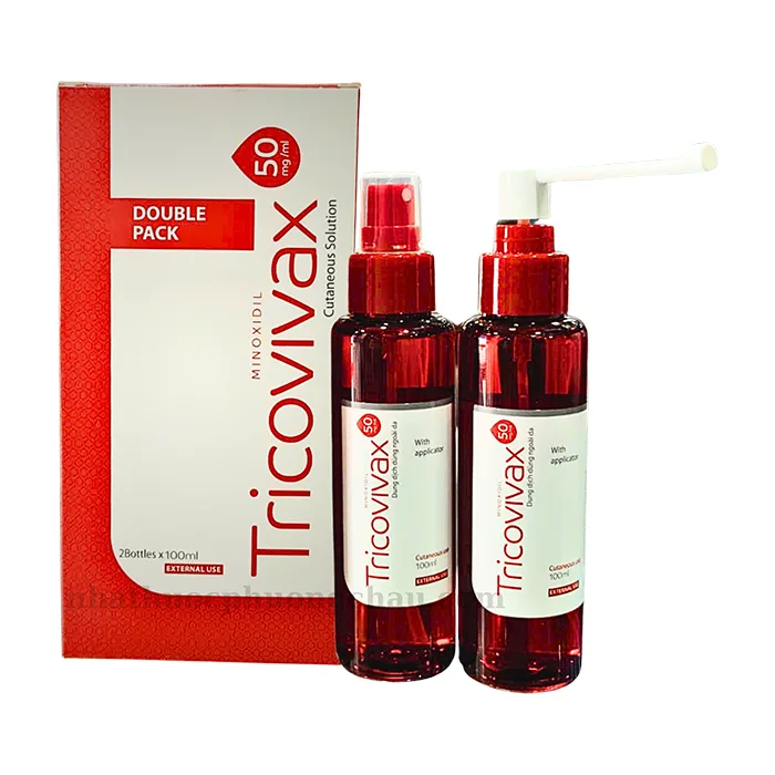 Tricovivax 50mg/ml (lọ 100ml) - Thuốc trị hói đầu ở nam giới