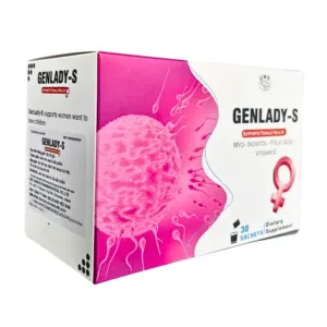 Genlady-S (Hộp 30 gói) - Giúp hỗ trợ sinh sản ở nữ giới, bổ trứng, tăng thụ thai