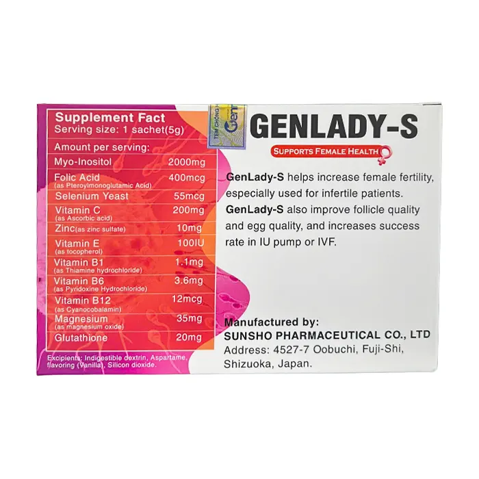 Genlady-S (Hộp 30 gói)