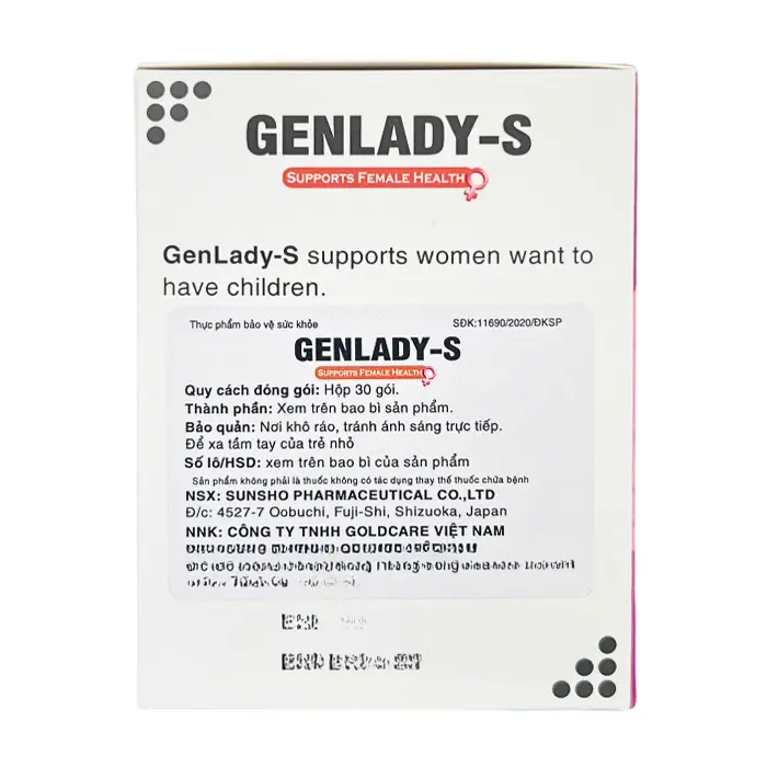 Genlady-S (Hộp 30 gói)