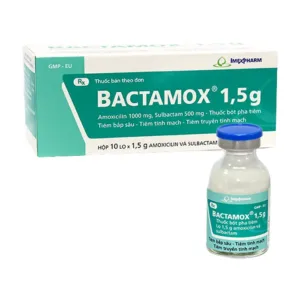 Bactamox 1.5g (hộp 10 lọ) - Điều trị các tình trạng nhiễm khuẩn