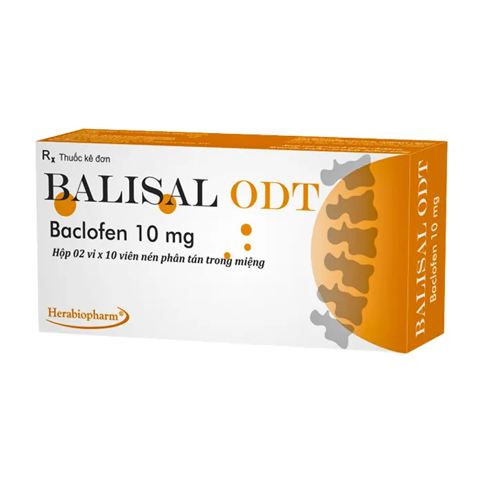 Balisal ODT 10mg -Điều trị co cứng cơ