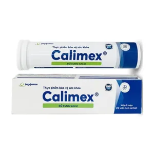 Calimex (Hộp 01 tuýp x 20 viên nén sủi bọt) - Bổ sung canxi cho cơ thể