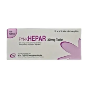 Fynkhepar 200mg Silymarin - Điều trị suy gan, viêm gan