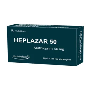 Helpazar 50 (3 vỉ x 10 viên) - Điều trị bệnh viêm ruột (IBD) (bệnh Crohn hoặc viêm đại tràng) vừa đến nặng
