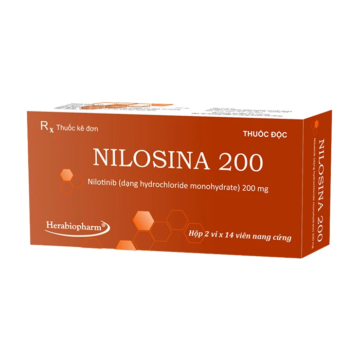 NILOSINA 200 (2 vỉ x 14 viên) - Điều trị ung thư