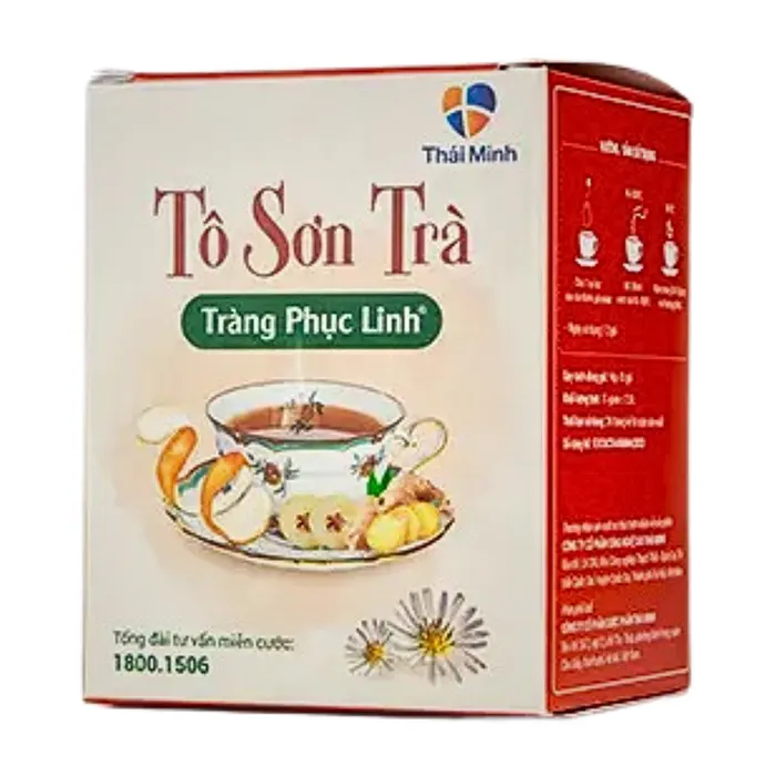 Tô Sơn Trà Tràng Phục Linh (Hộp 10 gói x 1.5g) - Hỗ trợ cải thiện tiêu hóa, hỗ trợ ăn ngon miệng