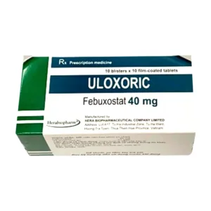 Uloxoric 40mg (Febuxostat) - Điều trị tăng axit uric máu
