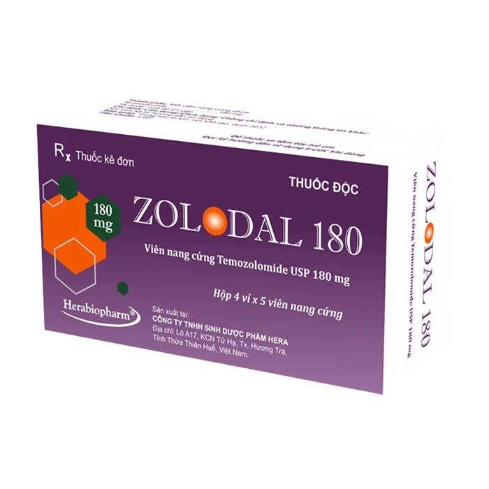 Zolodal 180 (1 vỉ x 5 viên) - Điều trị ung thư