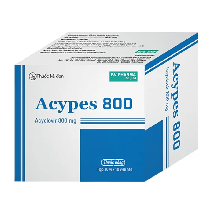 Acypes 800 (10 vỉ x 10 viên)