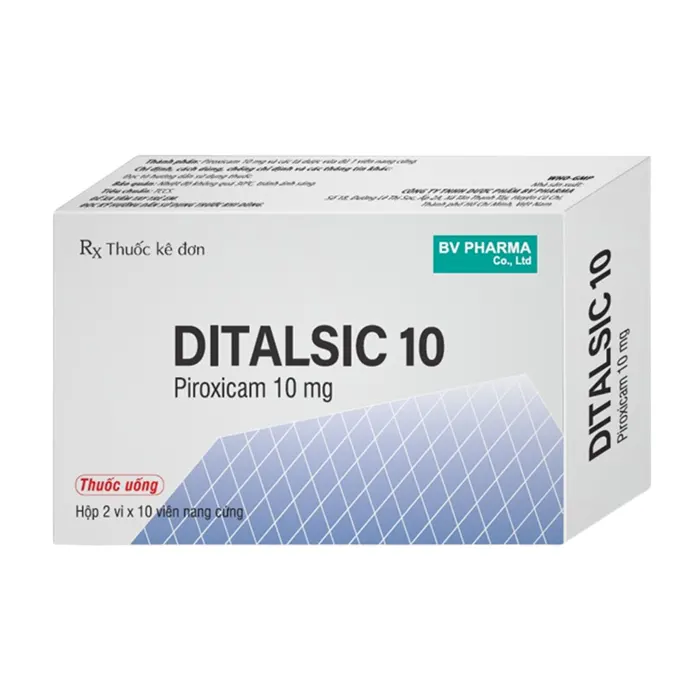 Ditalsic 10 (2 vỉ x 10 viên) - Giảm triệu chứng viêm xương khớp, viêm khớp dạng thấp