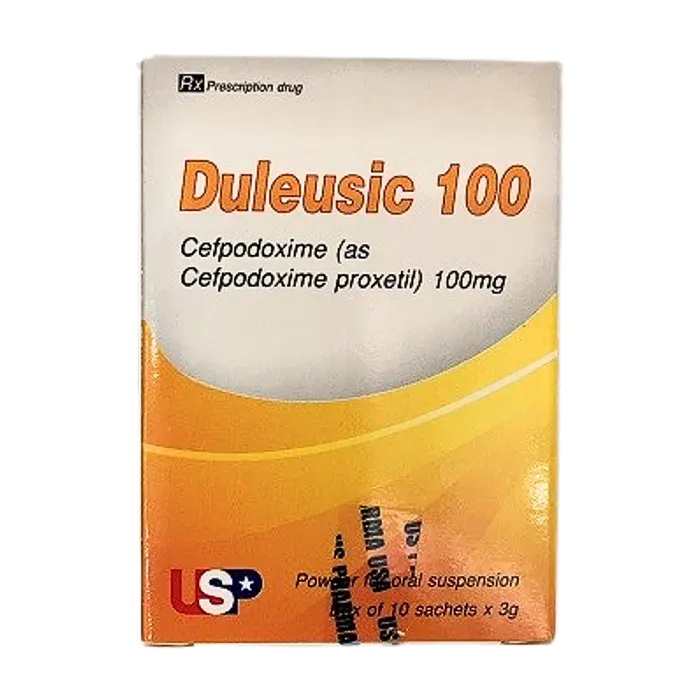 Duleusic 100 (10 gói x 3g) - Thuốc điều trị nhiễm khuẩn