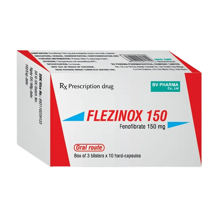 Flezinox 150 (10 vỉ x 10 viên) - Trị tăng cholesterol máu nguyên phát hoặc rối loạn lipid máu hỗn hợp