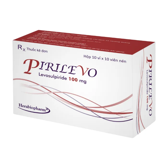 Pirilevo 100mg (Hộp 3 vỉ x 10 viên) - Điều trị trầm cảm nội sinh và trầm cảm phản ứng