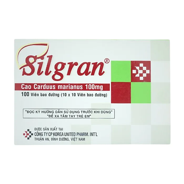 Silgran 100mg - Điều trị nhiễm độc gan, bảo vệ tế bào gan