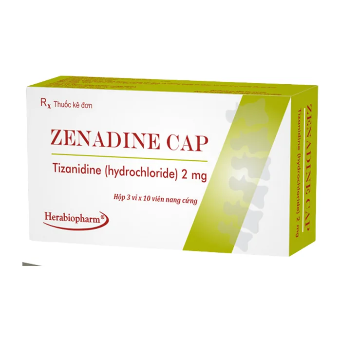 Zenadine Cap 2 (Hộp 10 vỉ x 10 viên) - Điều trị chứng co cứng