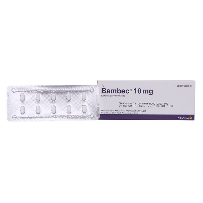 Thuốc trị hen Astra Zeneca Bambec 10mg 30 viên